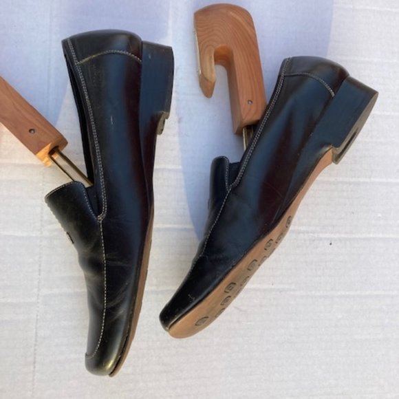 .Anne Klein Black Leather 8 M , UV sanitized. - Picture 4 of 6